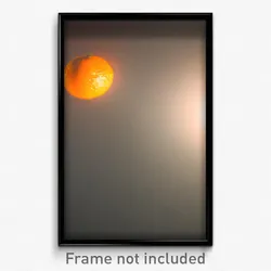 Pixel Art Poster - Orange Turn (8 Bit Psychedelic Trippy Weird Video Game Print)