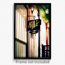 Pixel Art Poster - Agile Inn (8 Bit Psychedelic Trippy Weird Video Game Print)