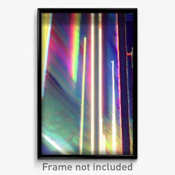 Pixel Art Poster - Glitchy Scriptorium (8 Bit Psychedelic Video Game Print)