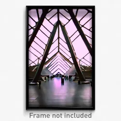 Pixel Art Poster - Triangular Balistraria (8 Bit Psychedelic Video Game Print)