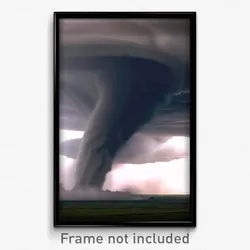 Pixel Art Poster - Zealous Tornado (8 Bit Psychedelic Trippy Video Game Print)