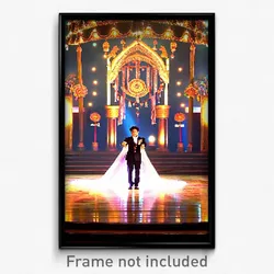 Pixel Art Poster - Adorable Dais (8 Bit Psychedelic Trippy Video Game Print)