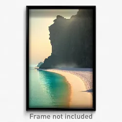 Pixel Art Poster - Cool Gulf (8 Bit Psychedelic Trippy Weird Video Game Print)