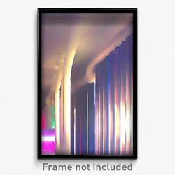 Pixel Art Poster - Rubbery Kingdom (8 Bit Psychedelic Trippy Video Game Print)