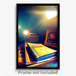 Pixel Art Poster - International Book (8 Bit Psychedelic Video Game Print)