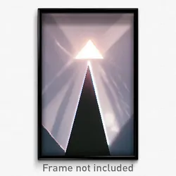 Pixel Art Poster - Triangular Hurricane (8 Bit Psychedelic Video Game Print)