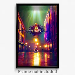 Pixel Art Poster - Famous Barony (8 Bit Psychedelic Trippy Video Game Print)