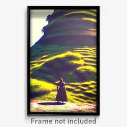 Pixel Art Poster - Giant Motte (8 Bit Psychedelic Trippy Weird Video Game Print)