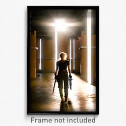 Pixel Art Poster - Tan Stable (8 Bit Psychedelic Trippy Weird Video Game Print)