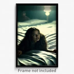 Pixel Art Poster - Haunting Bedlam (8 Bit Psychedelic Trippy Video Game Print)