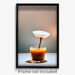 Pixel Art Poster - Old Fashioned Brown Sugar Milk Tea (8 Bit Video Game Print)