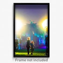 Pixel Art Poster - Zany Yard (8 Bit Psychedelic Trippy Weird Video Game Print)