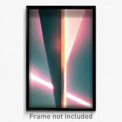 Pixel Art Poster - Superficial Arrowslit (8 Bit Psychedelic Video Game Print)