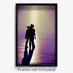 Pixel Art Poster - Natural Shadow (8 Bit Psychedelic Trippy Video Game Print)