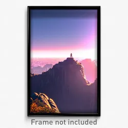 Pixel Art Poster - Sharp Vista (8 Bit Psychedelic Trippy Weird Video Game Print)