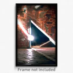 Pixel Art Poster - Alive Brickyard (8 Bit Psychedelic Trippy Video Game Print)