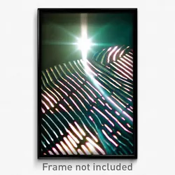 Pixel Art Poster - Heavenly Grate (8 Bit Psychedelic Trippy Video Game Print)