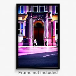 Pixel Art Poster - Familiar Vienna (8 Bit Psychedelic Trippy Video Game Print)