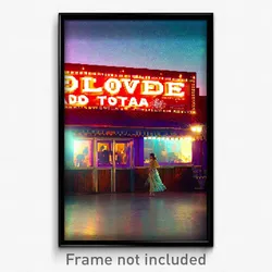 Pixel Art Poster - Beloved Tostada (8 Bit Psychedelic Trippy Video Game Print)