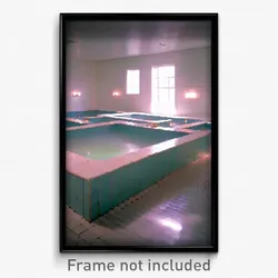 Pixel Art Poster - Square Baths (8 Bit Psychedelic Trippy Video Game Print)