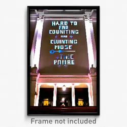Pixel Art Poster - Hard To Find Counting House (8 Bit Video Game Print)