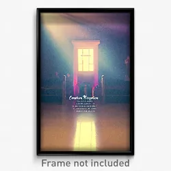 Pixel Art Poster - Creative Hospice (8 Bit Psychedelic Trippy Video Game Print)