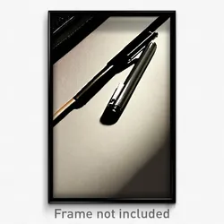 Pixel Art Poster - Shadowy Pen (8 Bit Psychedelic Trippy Weird Video Game Print)