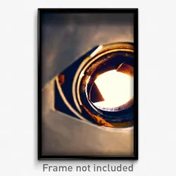 Pixel Art Poster - Rusty Aperture (8 Bit Psychedelic Trippy Video Game Print)