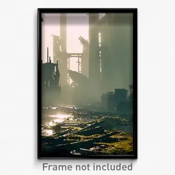 Pixel Art Poster - Murky Stocks (8 Bit Psychedelic Trippy Video Game Print)