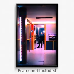 Pixel Art Poster - Shifty Meeting Place (8 Bit Psychedelic Video Game Print)