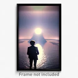 Pixel Art Poster - Interesting Channel (8 Bit Psychedelic Video Game Print)