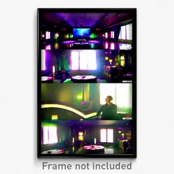 Pixel Art Poster - Wicked Entertainment Room (8 Bit Video Game Print)