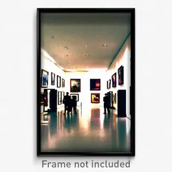 Pixel Art Poster - Neat Gallery (8 Bit Psychedelic Trippy Video Game Print)