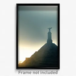 Pixel Art Poster - Monumental Redoubt (8 Bit Psychedelic Video Game Print)