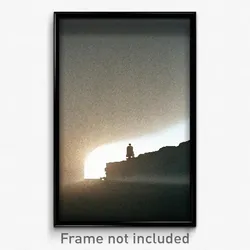 Pixel Art Poster - Barren Belvedere (8 Bit Psychedelic Trippy Video Game Print)