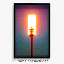 Pixel Art Poster - Vivid Beacon (8 Bit Psychedelic Trippy Video Game Print)
