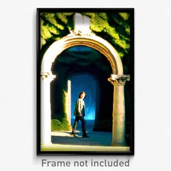 Pixel Art Poster - Pleasant Demesne (8 Bit Psychedelic Trippy Video Game Print)