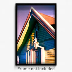 Pixel Art Poster - Whopping Gable (8 Bit Psychedelic Trippy Video Game Print)
