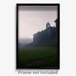 Pixel Art Poster - Gloomy Hermitage (8 Bit Psychedelic Trippy Video Game Print)