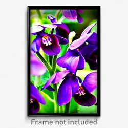 Pixel Art Poster - Violet Hibernaculum (8 Bit Psychedelic Video Game Print)