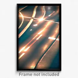 Pixel Art Poster - Shiny Intersection (8 Bit Psychedelic Video Game Print)
