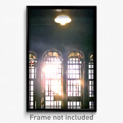 Pixel Art Poster - Urban Asylum (8 Bit Psychedelic Trippy Video Game Print)