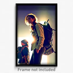 Pixel Art Poster - Subtle Backpack (8 Bit Psychedelic Trippy Video Game Print)