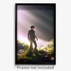 Pixel Art Poster - Interesting Glen (8 Bit Psychedelic Trippy Video Game Print)