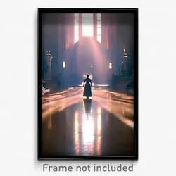Pixel Art Poster - Polished Realm (8 Bit Psychedelic Trippy Video Game Print)