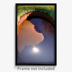 Pixel Art Poster - Slim Sinkhole (8 Bit Psychedelic Trippy Video Game Print)