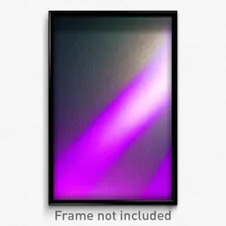 Pixel Art Poster - Purple Reaches (8 Bit Psychedelic Trippy Video Game Print)