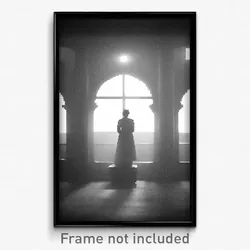 Pixel Art Poster - Colorless Hospice (8 Bit Psychedelic Trippy Video Game Print)