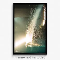 Pixel Art Poster - Watery Turn (8 Bit Psychedelic Trippy Weird Video Game Print)