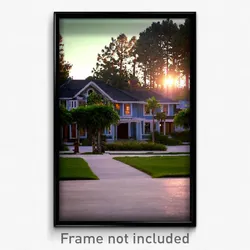 Pixel Art Poster - Vacant Estate (8 Bit Psychedelic Trippy Video Game Print)